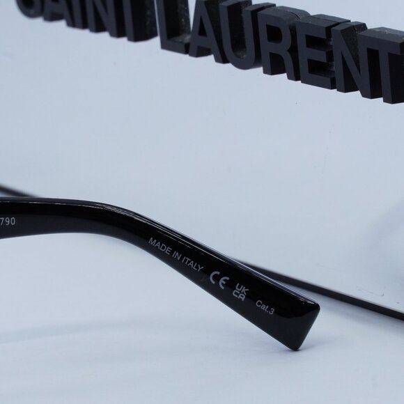 FINAL PRICE NEW SAINT LAURENT SL676 001 BLACK SUNGLASSES - Picture 6 of 9